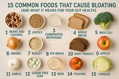 15 Common Foods That Cause Bloating (and What It Means for Your Gut Health)