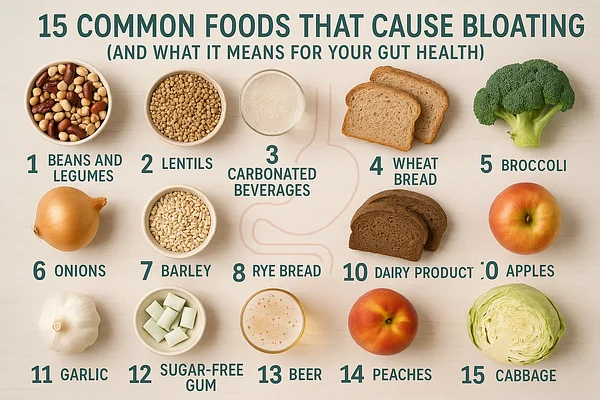 15 Common Foods That Cause Bloating (and What It Means for Your Gut Health)